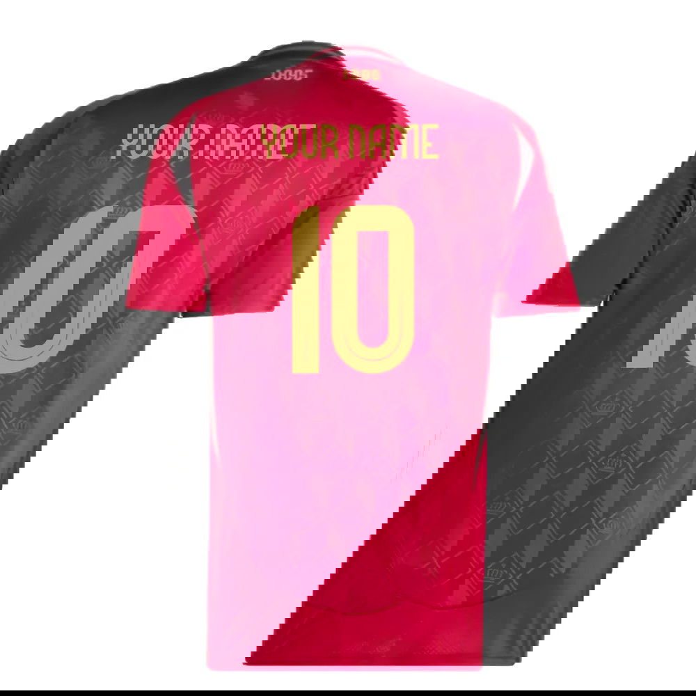2024-2025 Belgium Home Fan Shirt (Kids) (Your Name)