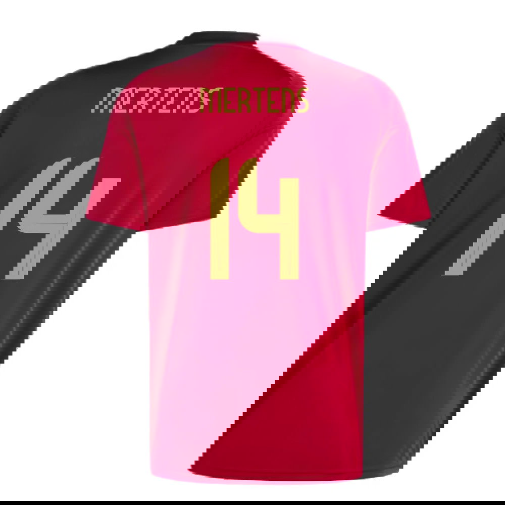 2024-2025 Belgium Home Fan Shirt (Mertens 14)