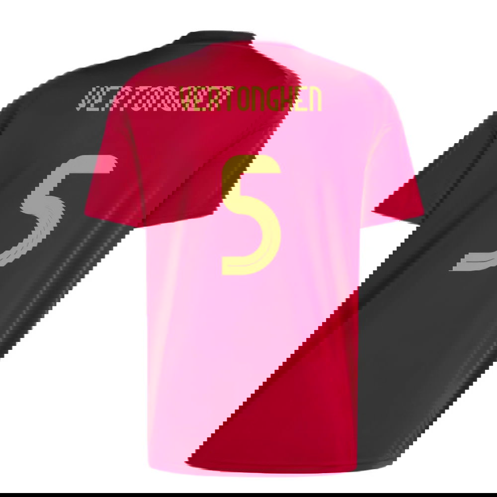 2024-2025 Belgium Home Fan Shirt (Vertonghen 5)