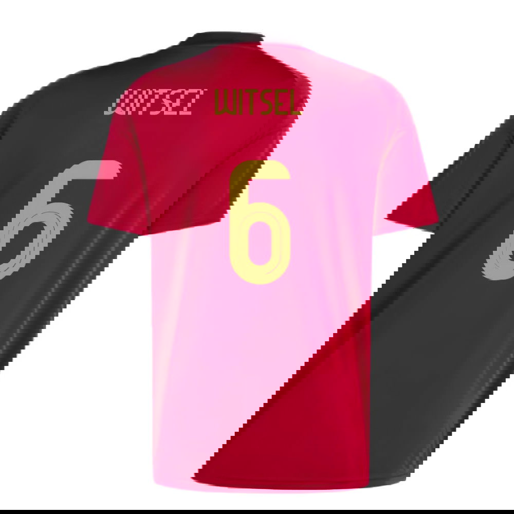 2024-2025 Belgium Home Fan Shirt (Witsel 6)