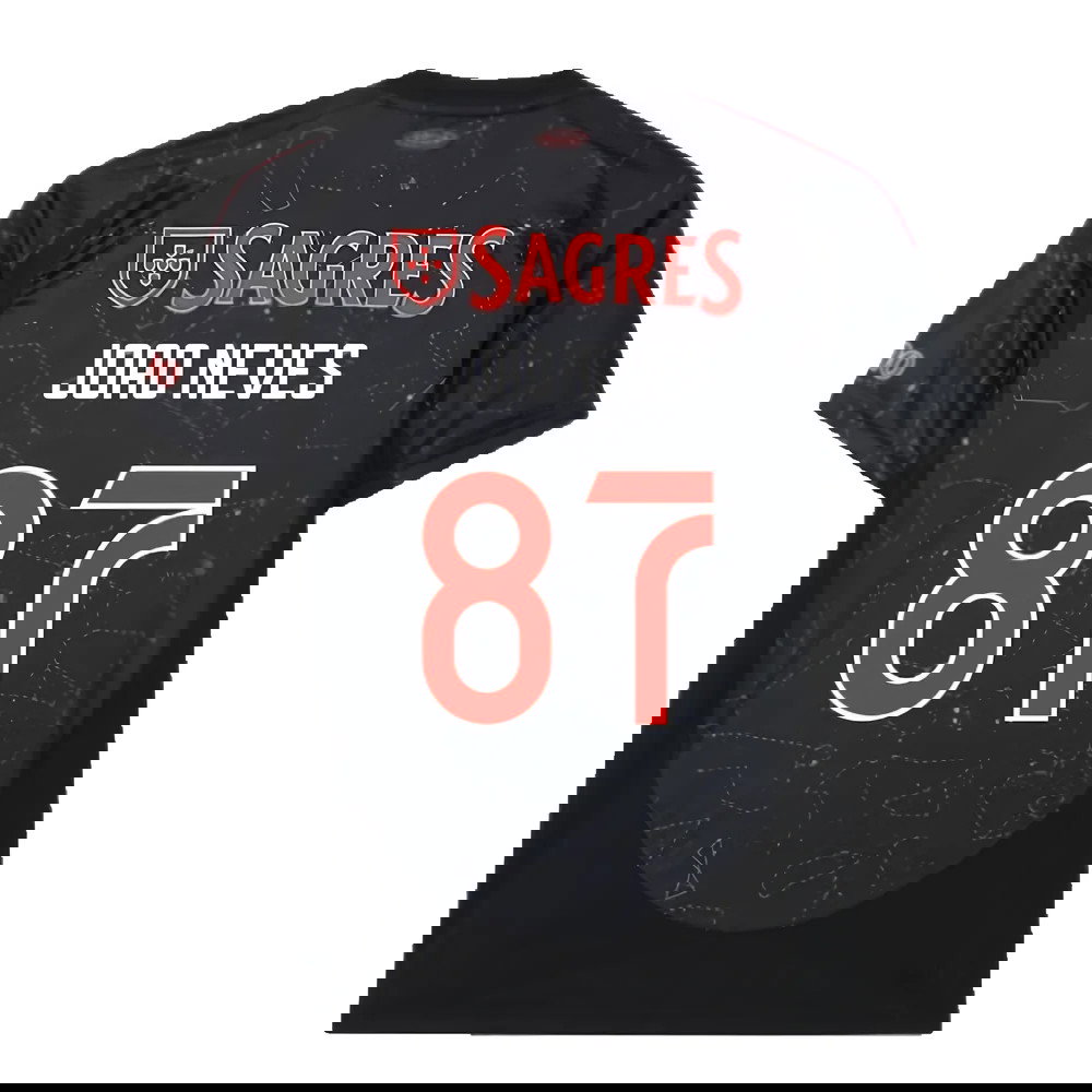 2024-2025 Benfica Away Shirt (Joao Neves 87)