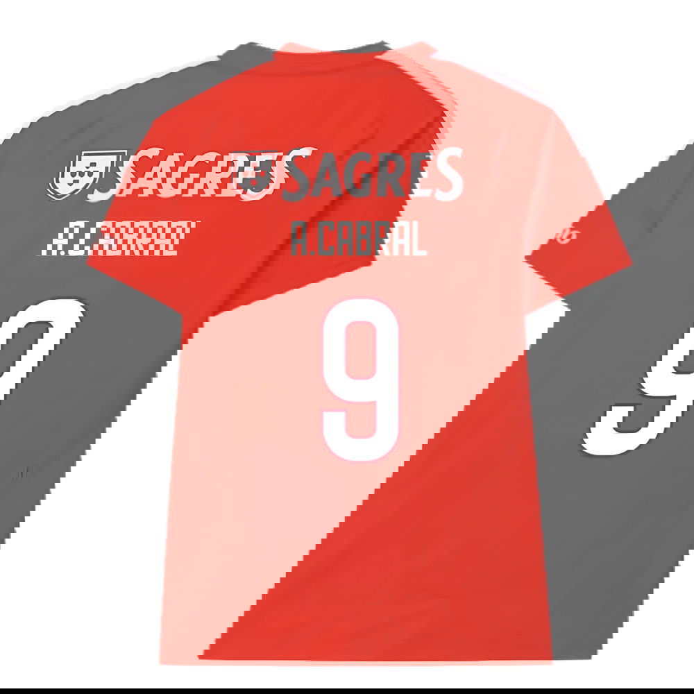 2024-2025 Benfica Home Shirt (A.Cabral 9)