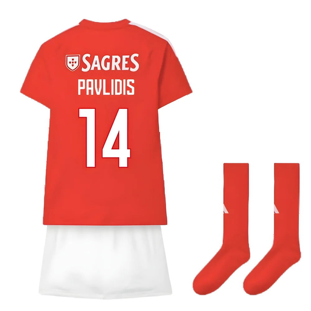 2024-2025 Benfica Home Youth Kit (Pavlidis 14)