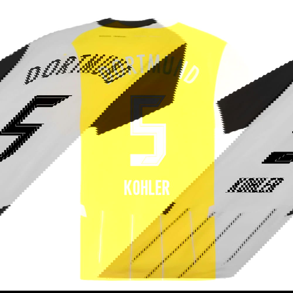 2024-2025 Borussia Dortmund Authentic Home Shirt (Kohler 5)