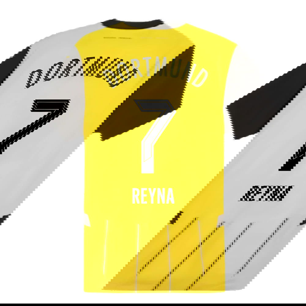 2024-2025 Borussia Dortmund Authentic Home Shirt (Reyna 7)