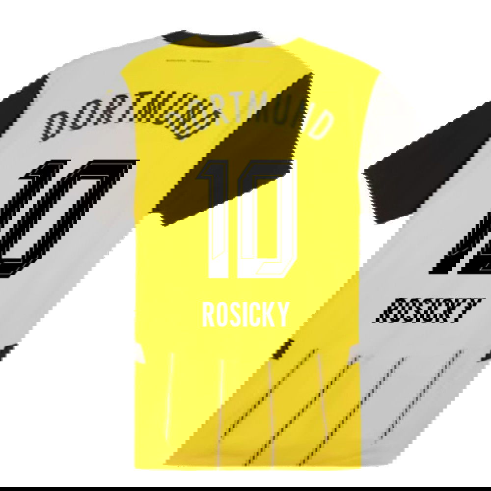 2024-2025 Borussia Dortmund Authentic Home Shirt (Rosicky 10)