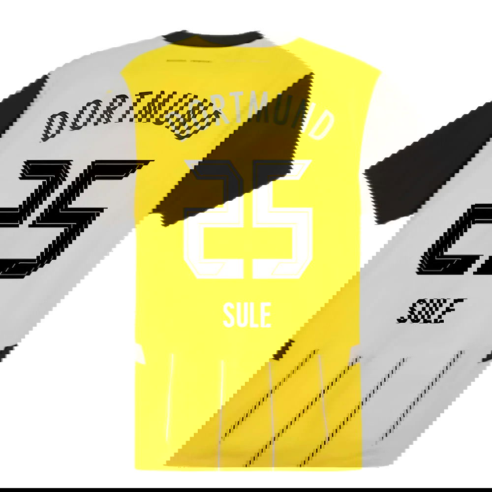 2024-2025 Borussia Dortmund Authentic Home Shirt (Sule 25)