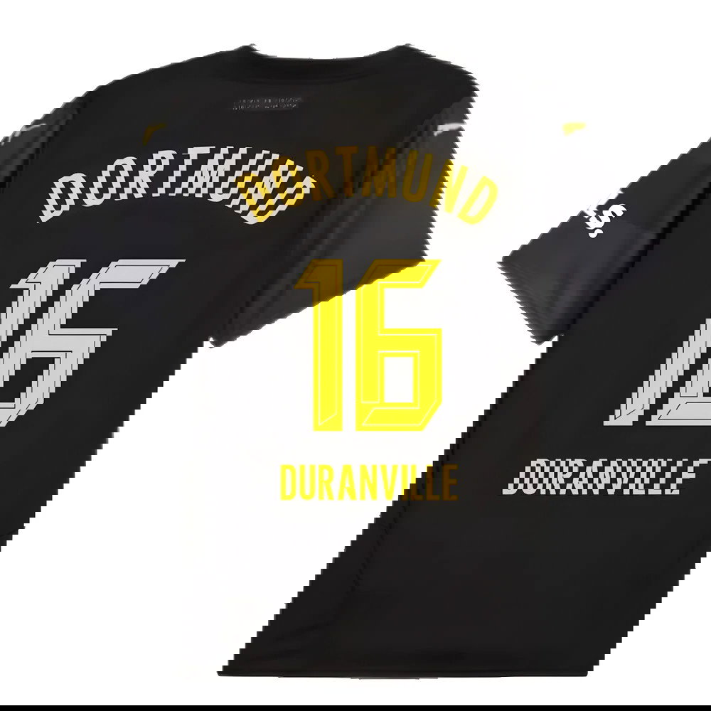 2024-2025 Borussia Dortmund Away Shirt (Kids) (Duranville 16)
