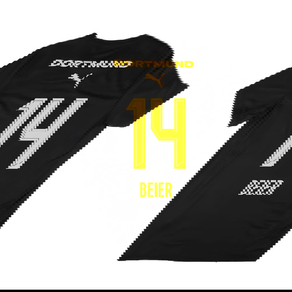 2024-2025 Borussia Dortmund Casuals Tee (Black) (Beier 14)