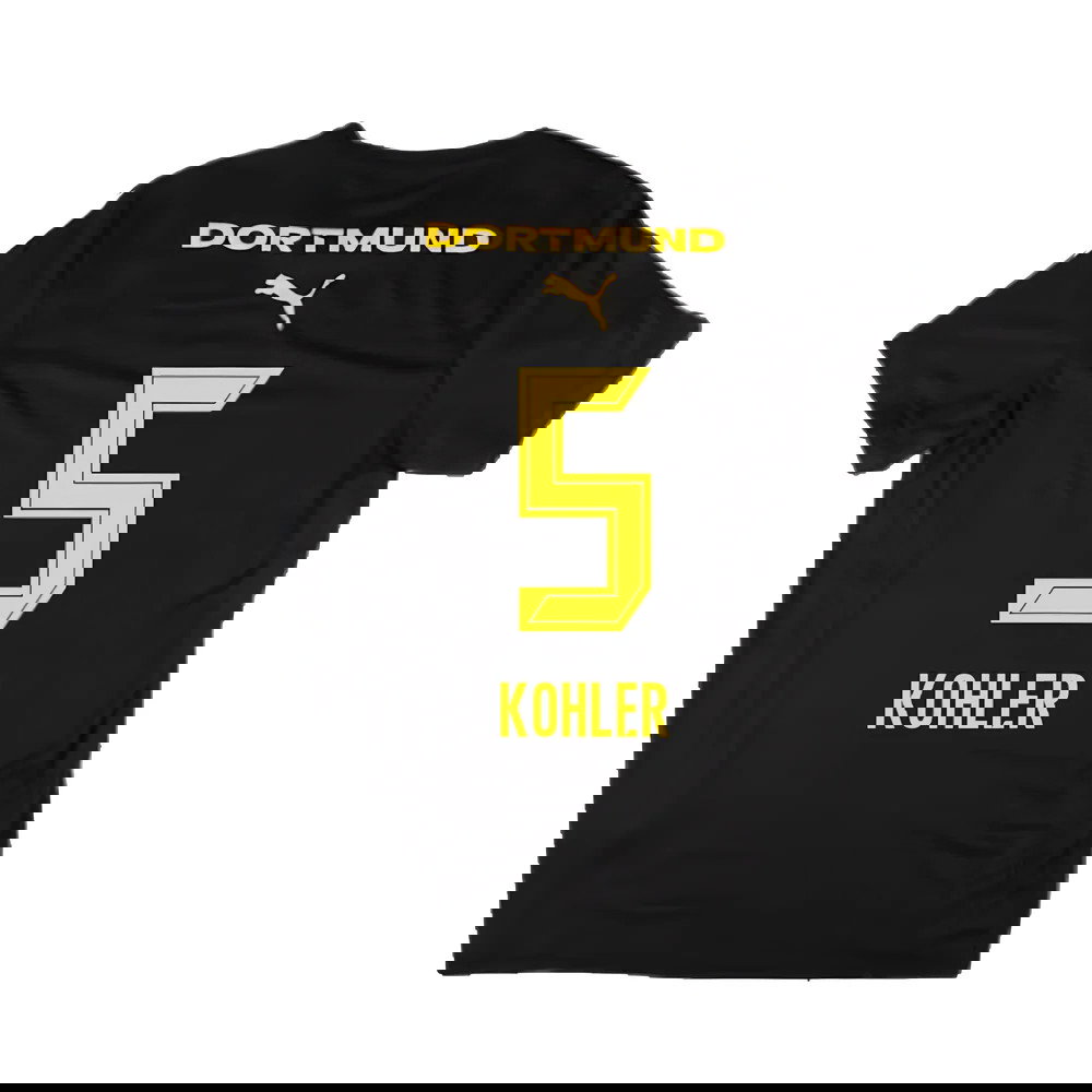 2024-2025 Borussia Dortmund Casuals Tee (Black) (Kohler 5)