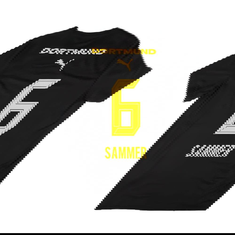 2024-2025 Borussia Dortmund Casuals Tee (Black) (Sammer 6)