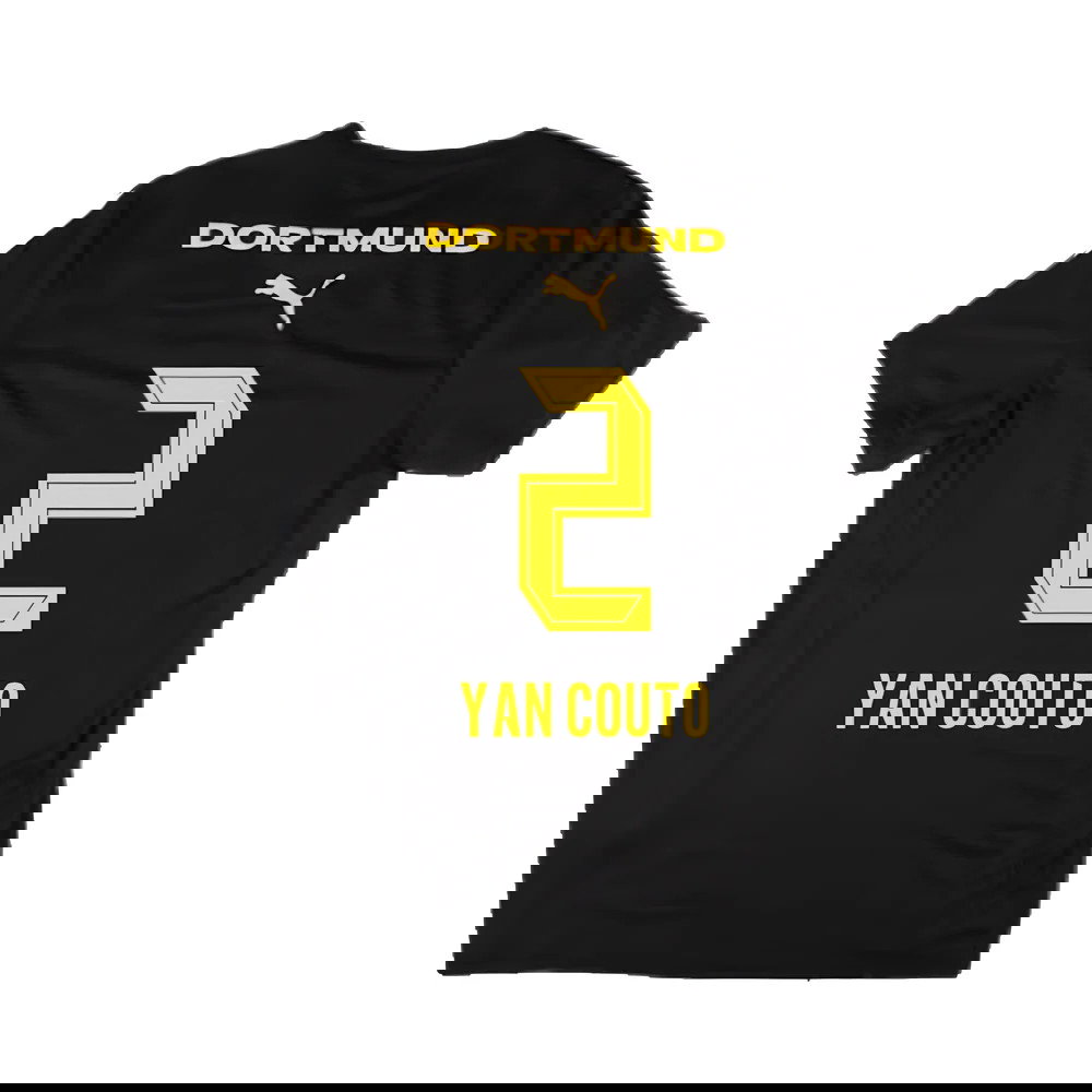 2024-2025 Borussia Dortmund Casuals Tee (Black) (Yan Couto 2)