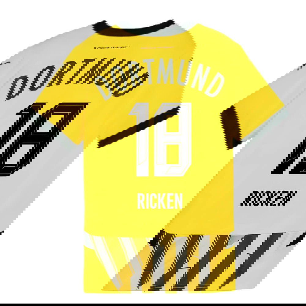 2024-2025 Borussia Dortmund Cup Shirt (Kids) (Ricken 18)