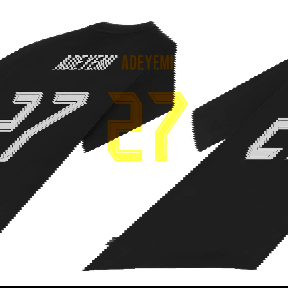 2024-2025 Borussia Dortmund ESS Tee (Black) (Adeyemi 27)