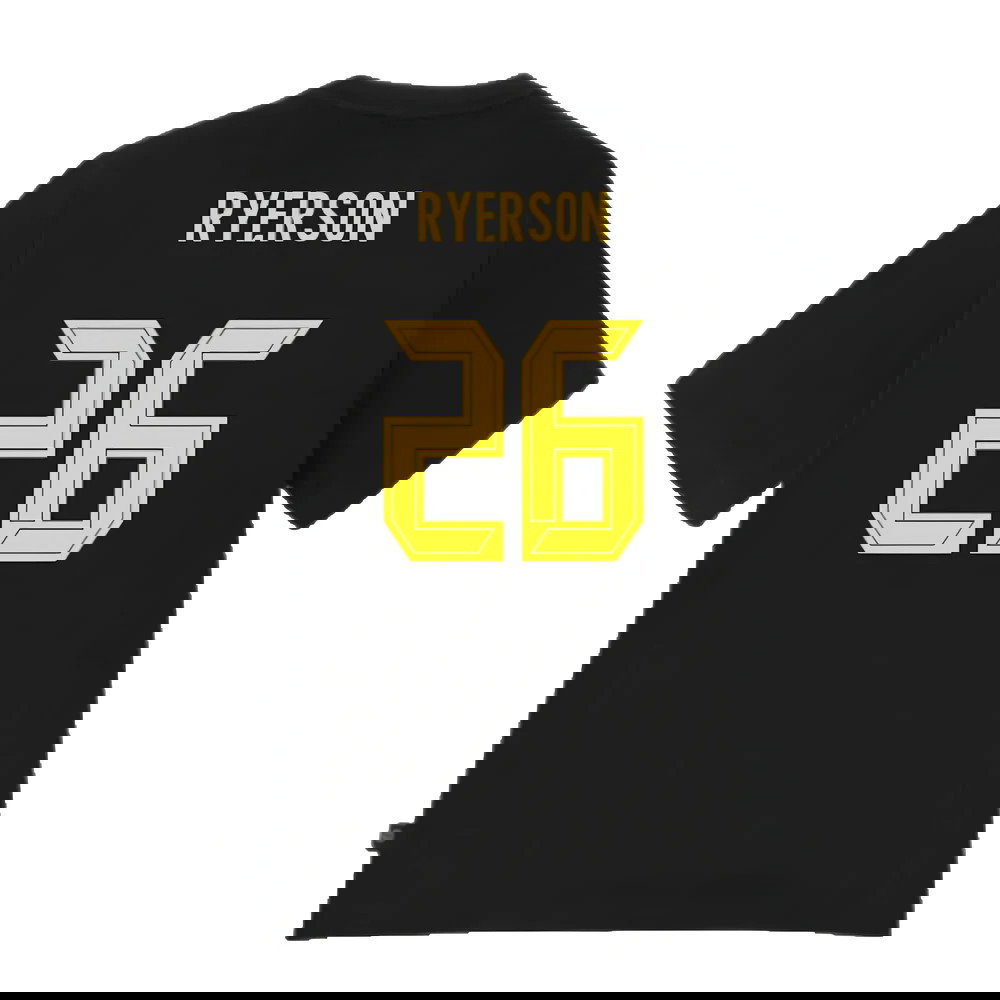 2024-2025 Borussia Dortmund ESS Tee (Black) (Ryerson 26)