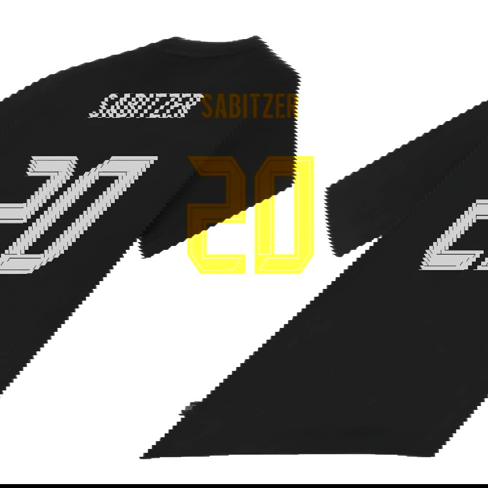 2024-2025 Borussia Dortmund ESS Tee (Black) (Sabitzer 20)