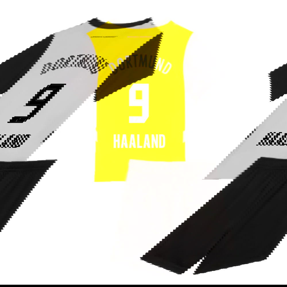 2024-2025 Borussia Dortmund Home Mini Kit (Haaland 9)