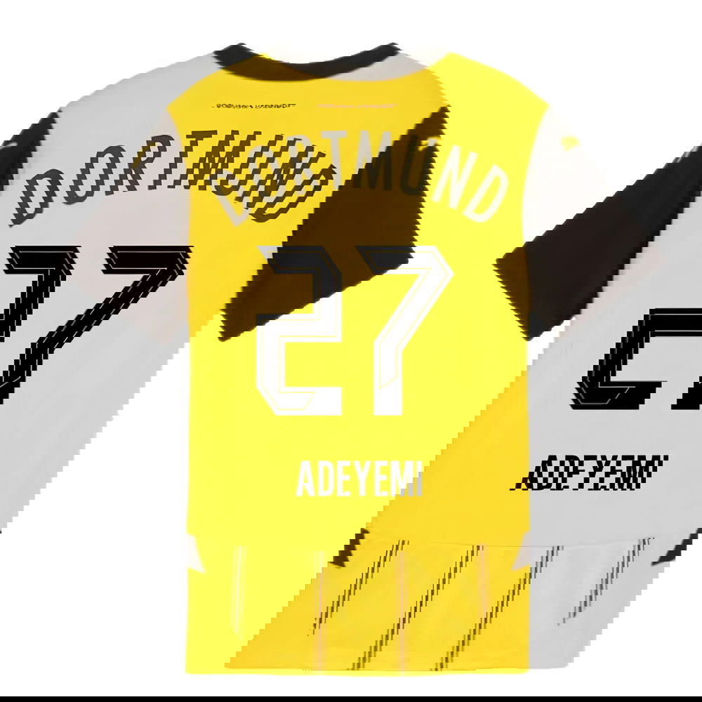 2024-2025 Borussia Dortmund Home Shirt (Kids) (Adeyemi 27)