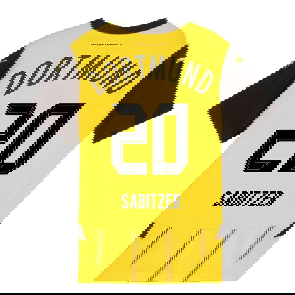 2024-2025 Borussia Dortmund Home Shirt (Kids) (Sabitzer 20)