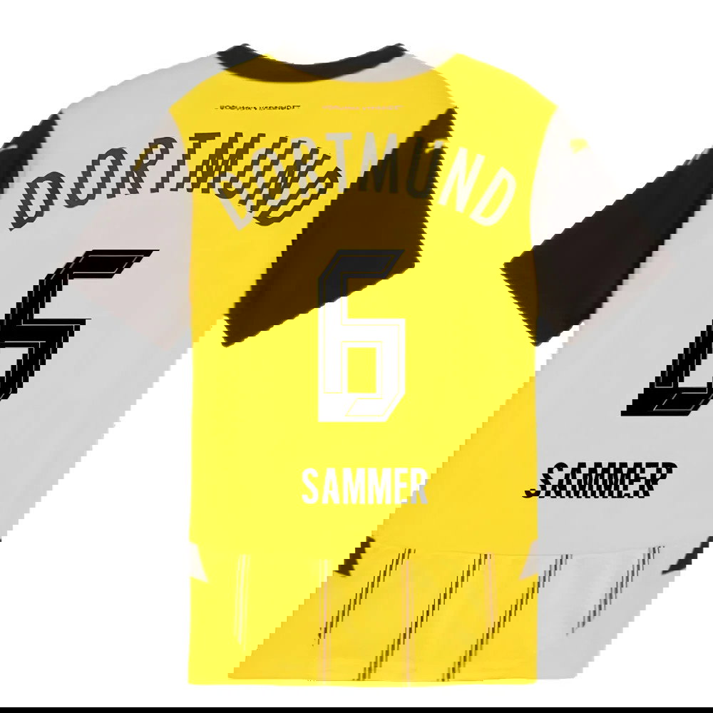 2024-2025 Borussia Dortmund Home Shirt (Kids) (Sammer 6)