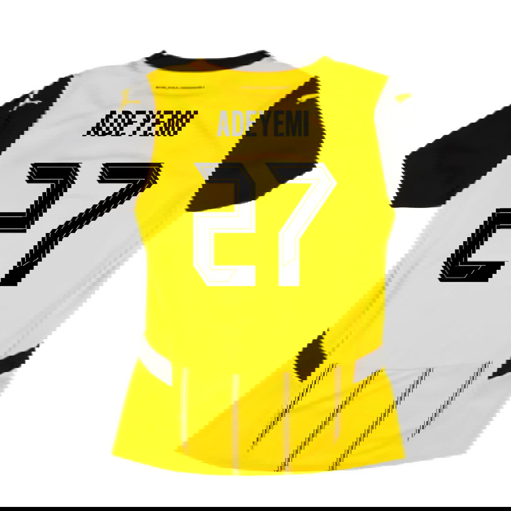 2024-2025 Borussia Dortmund Home Shirt (Ladies) (Adeyemi 27)