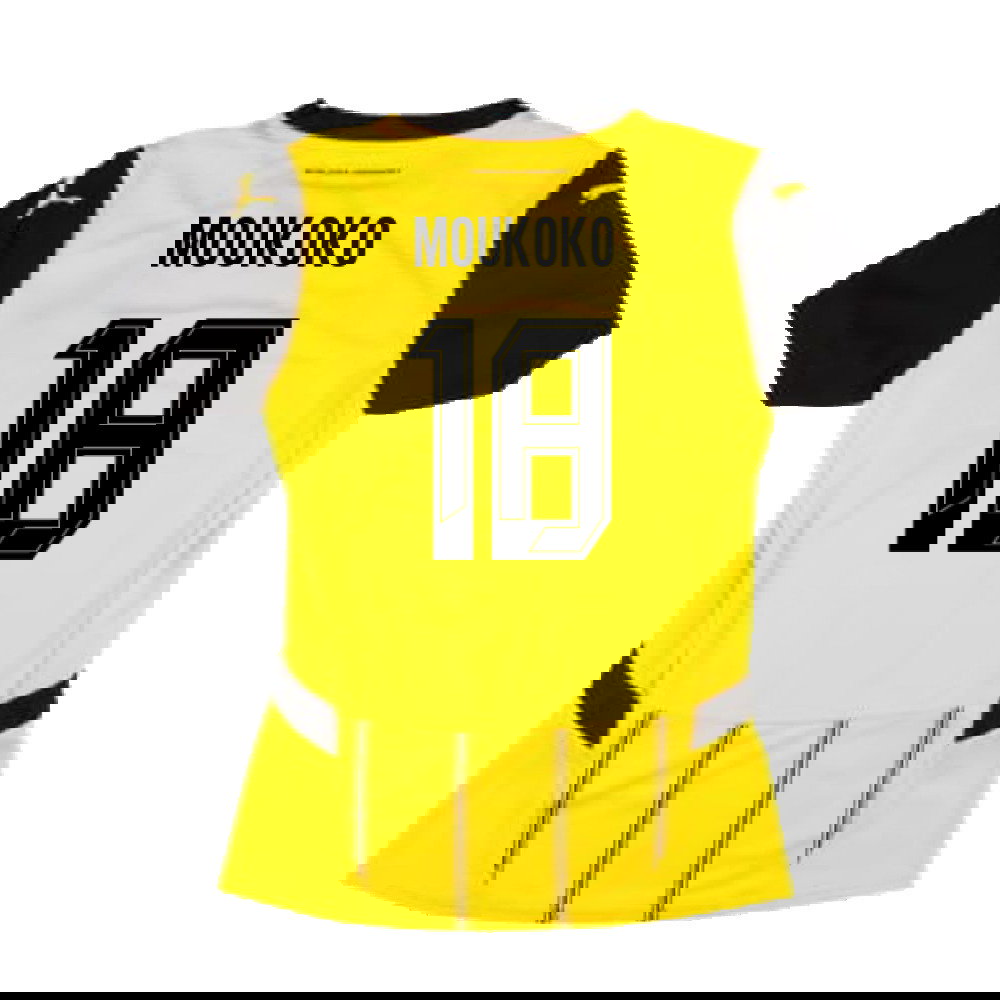 2024-2025 Borussia Dortmund Home Shirt (Ladies) (Moukoko 18)