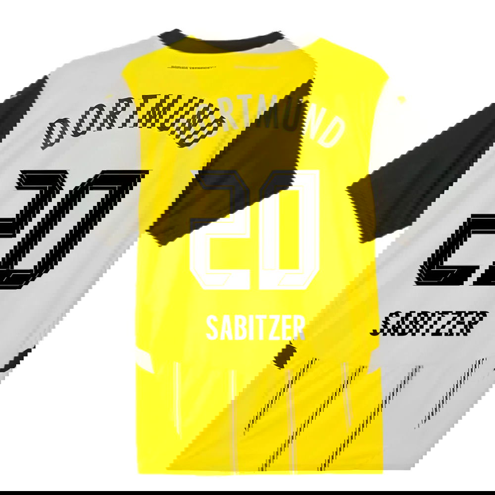 2024-2025 Borussia Dortmund Home Shirt (Sabitzer 20)