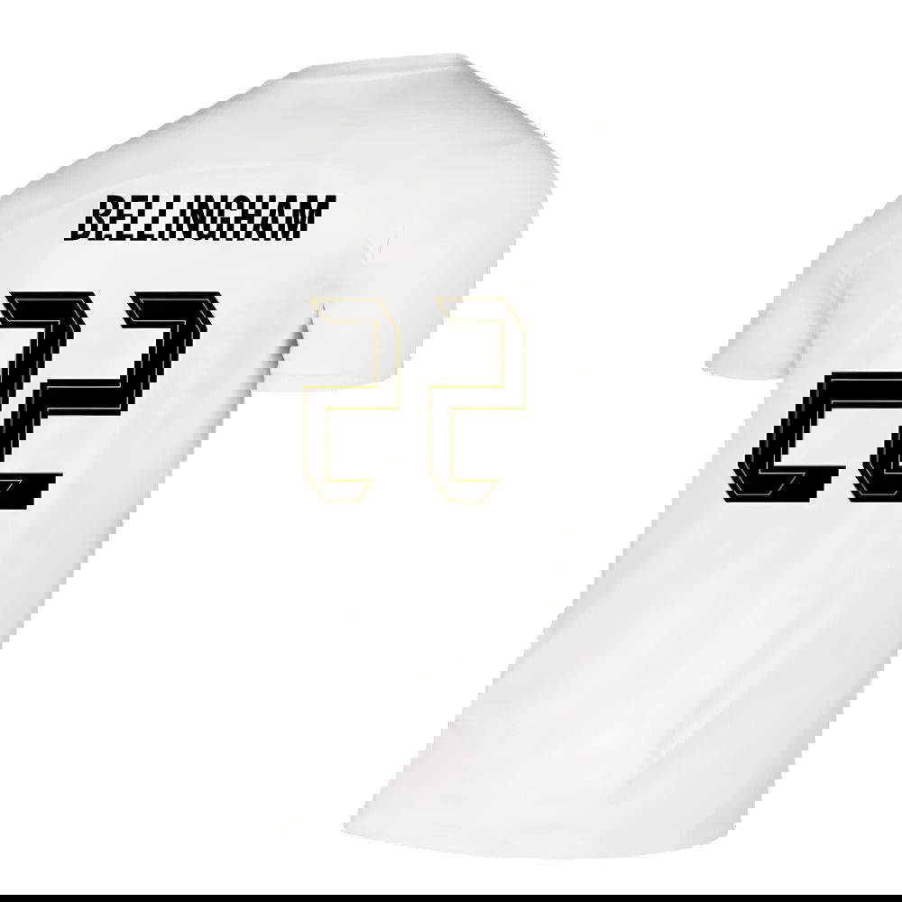 2024-2025 Borussia Dortmund Pre-Match Shirt (White) (Bellingham 22)