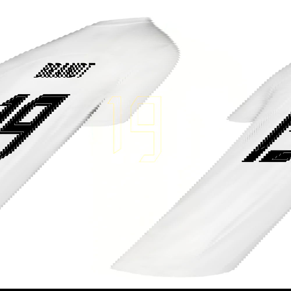 2024-2025 Borussia Dortmund Pre-Match Shirt (White) (Brandt 19)