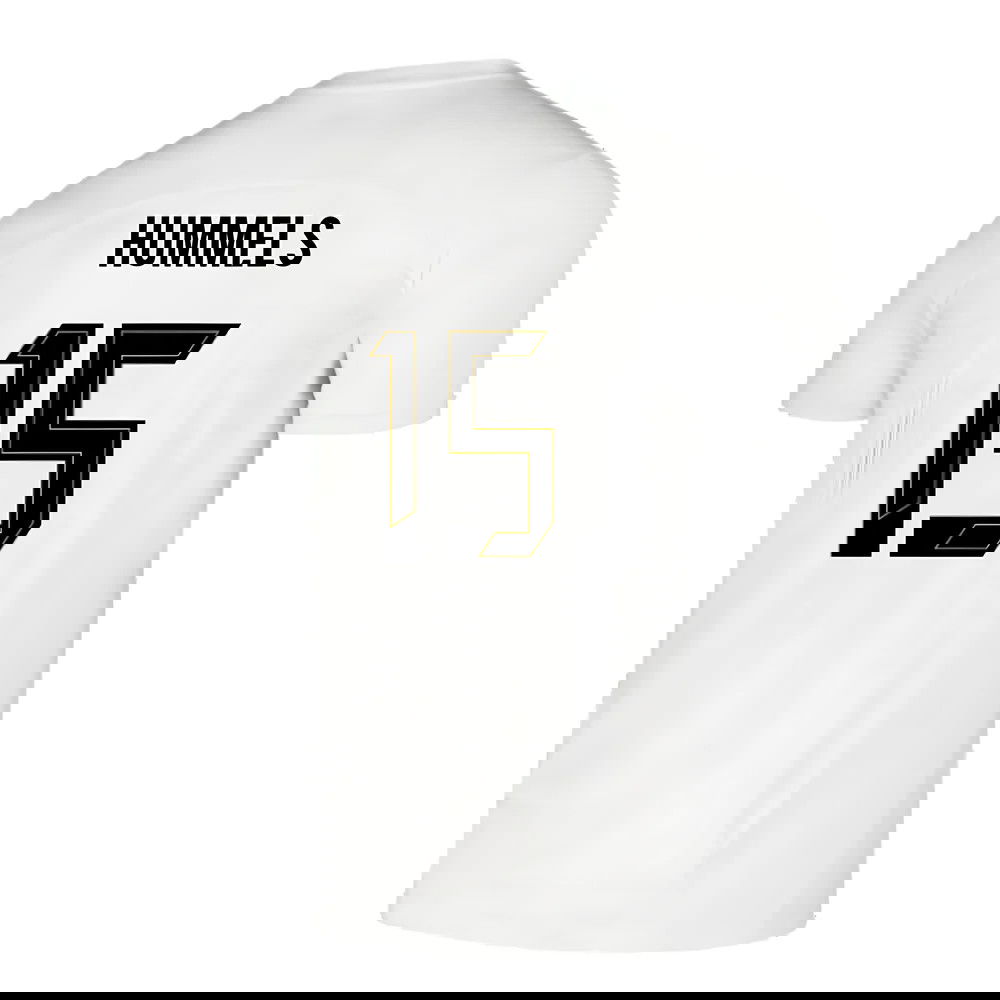 2024-2025 Borussia Dortmund Pre-Match Shirt (White) (Hummels 15)