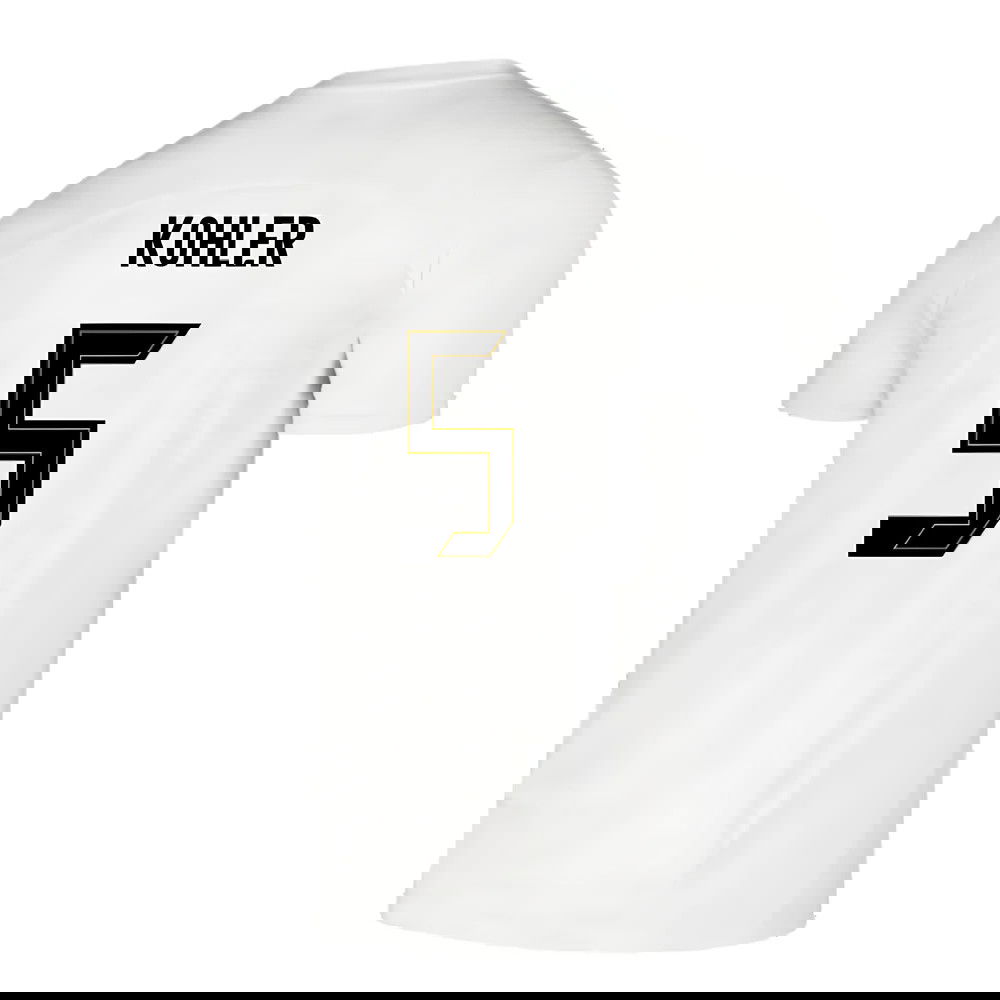 2024-2025 Borussia Dortmund Pre-Match Shirt (White) (Kohler 5)