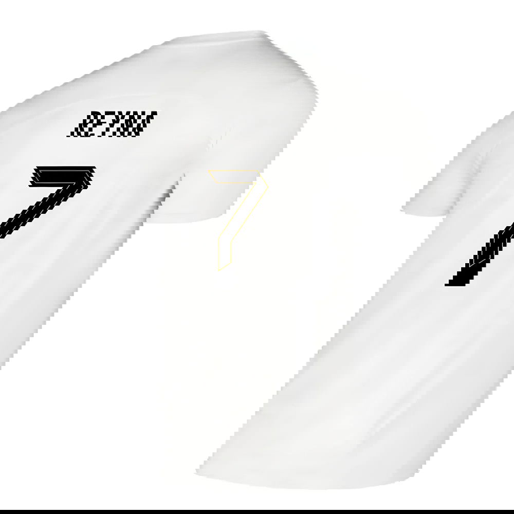 2024-2025 Borussia Dortmund Pre-Match Shirt (White) (Reyna 7)