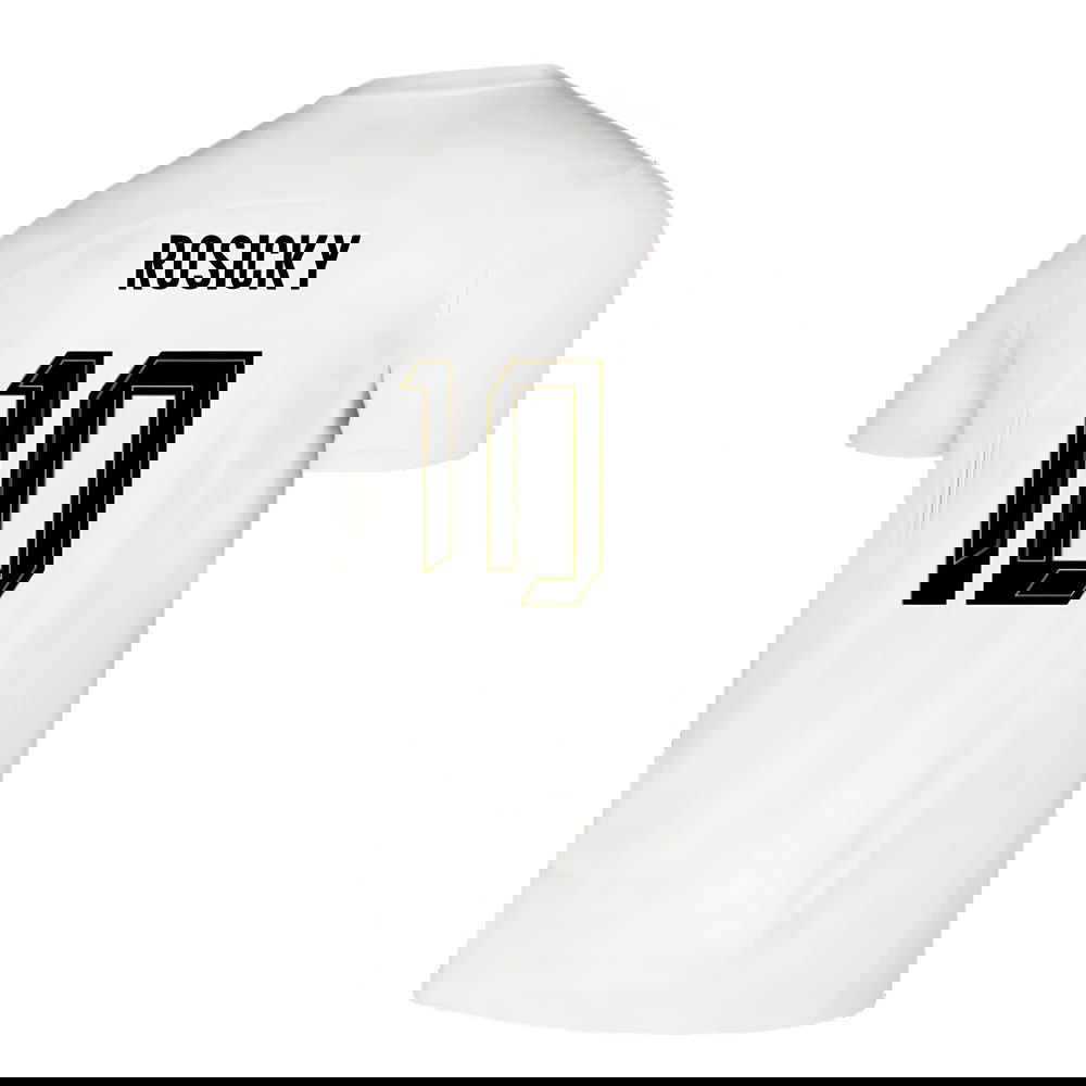 2024-2025 Borussia Dortmund Pre-Match Shirt (White) (Rosicky 10)