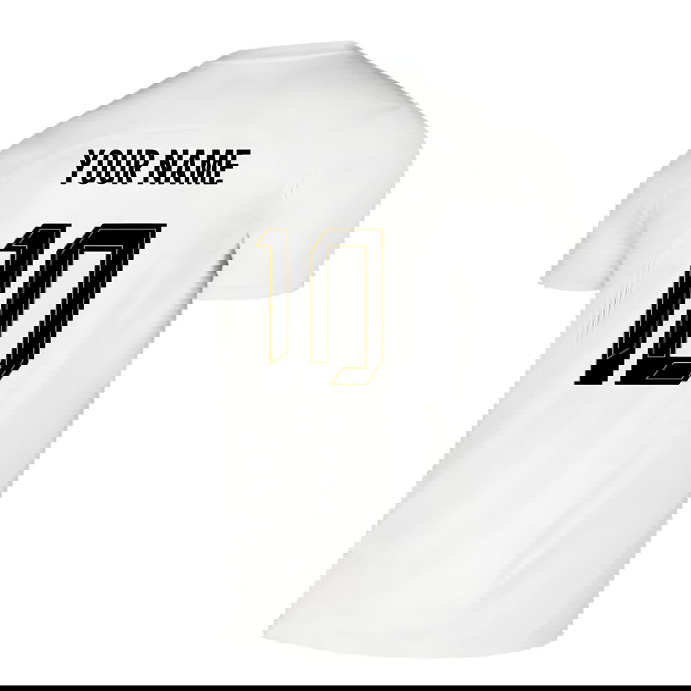 2024-2025 Borussia Dortmund Pre-Match Shirt (White) (Your Name)