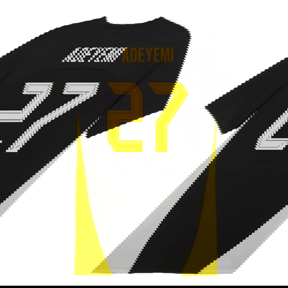 2024-2025 Borussia Dortmund Training Shirt (Black) (Adeyemi 27)