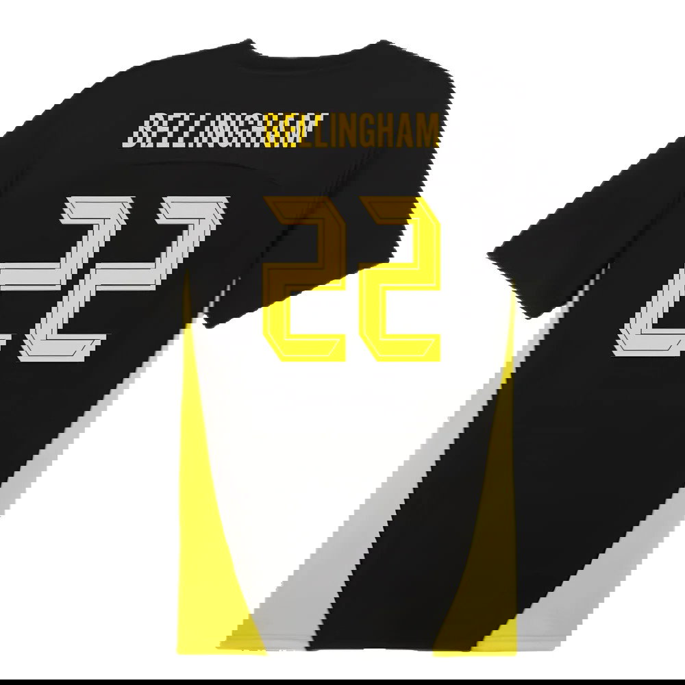 2024-2025 Borussia Dortmund Training Shirt (Black) (Bellingham 22)