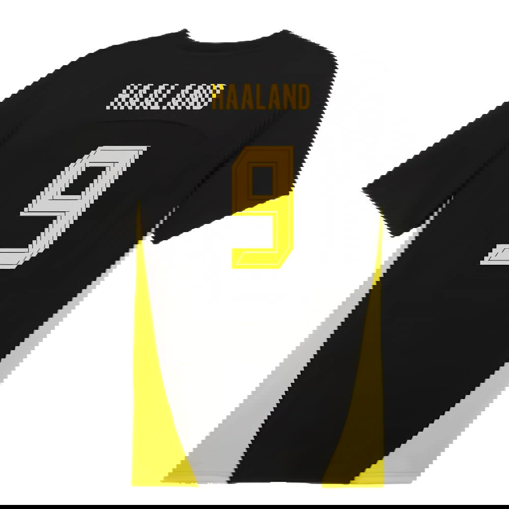 2024-2025 Borussia Dortmund Training Shirt (Black) (Haaland 9)
