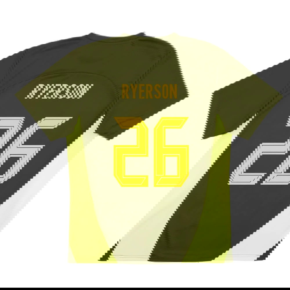 2024-2025 Borussia Dortmund Training Shirt (Myrtle) (Ryerson 26)