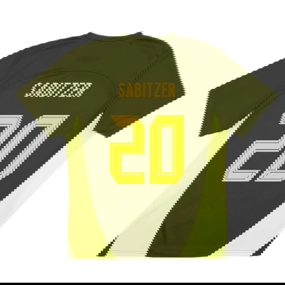 2024-2025 Borussia Dortmund Training Shirt (Myrtle) (Sabitzer 20)