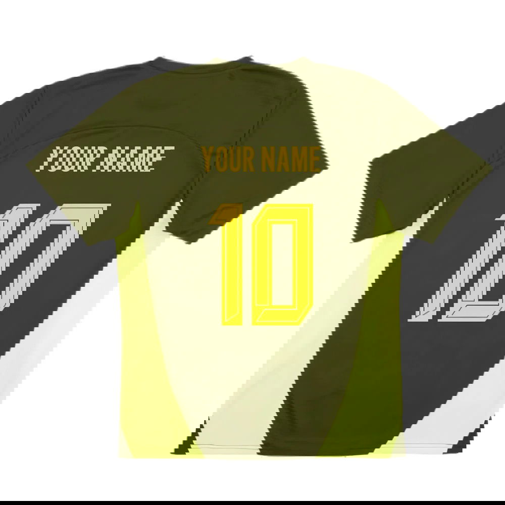 2024-2025 Borussia Dortmund Training Shirt (Myrtle) (Your Name)
