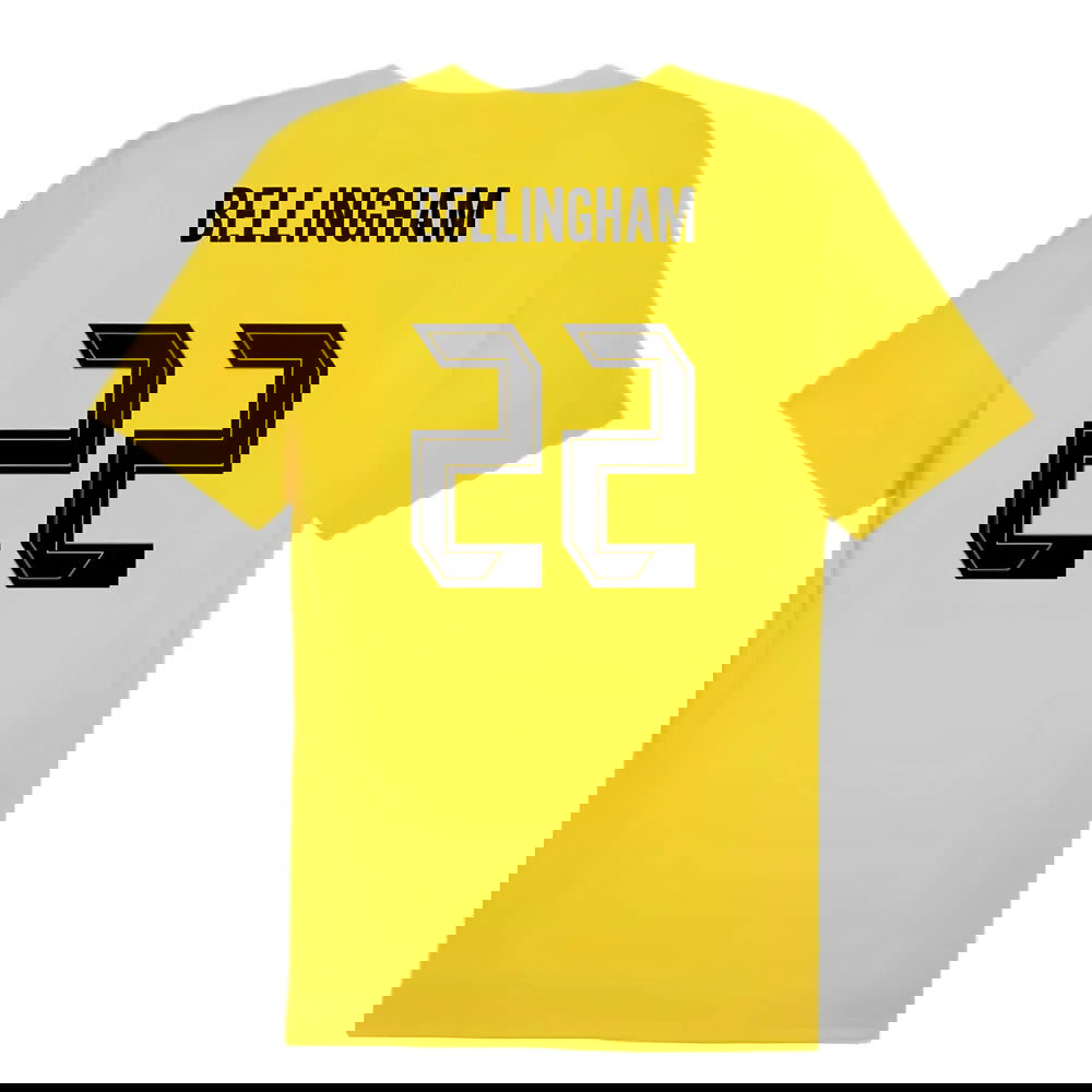 2024-2025 Borussia Dortmund Training Shirt (Yellow) (Bellingham 22)
