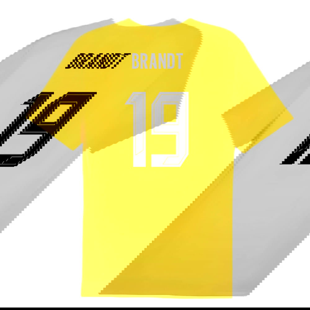 2024-2025 Borussia Dortmund Training Shirt (Yellow) (Brandt 19)