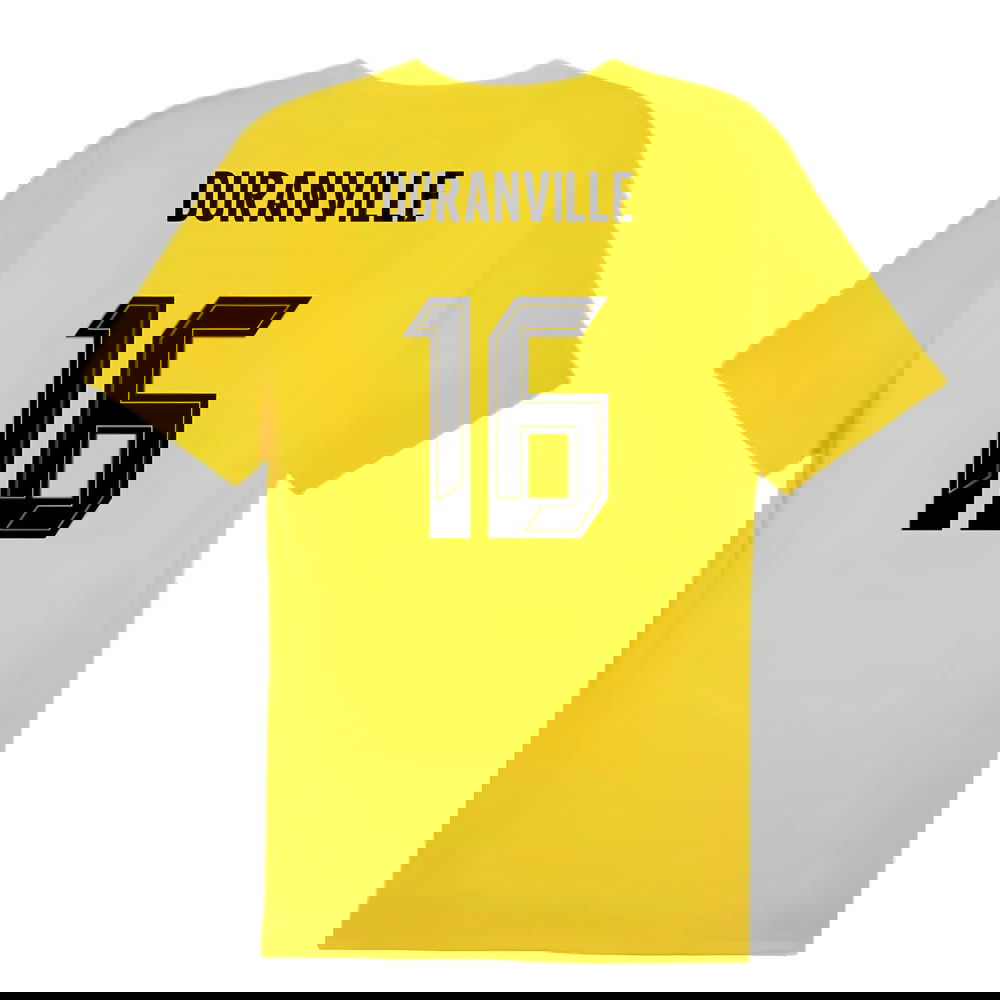 2024-2025 Borussia Dortmund Training Shirt (Yellow) (Duranville 16)