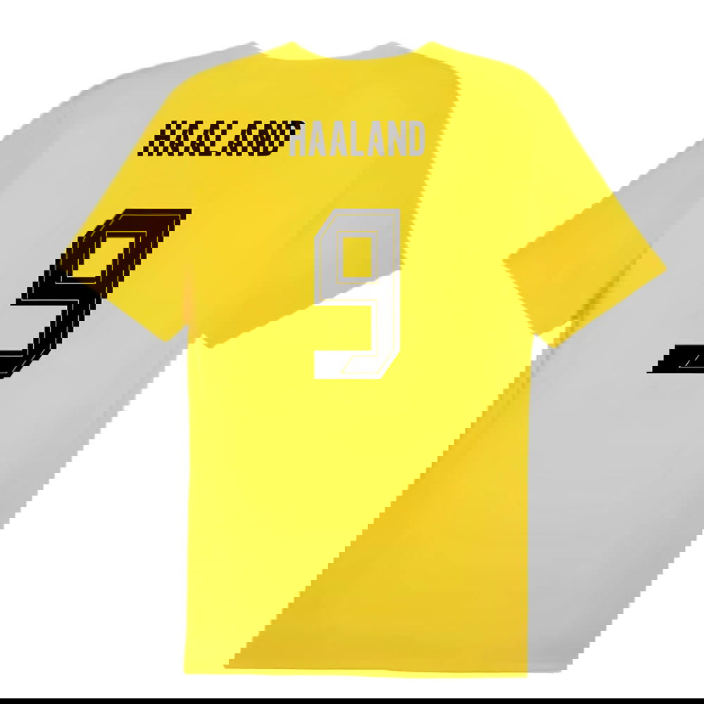 2024-2025 Borussia Dortmund Training Shirt (Yellow) (Haaland 9)
