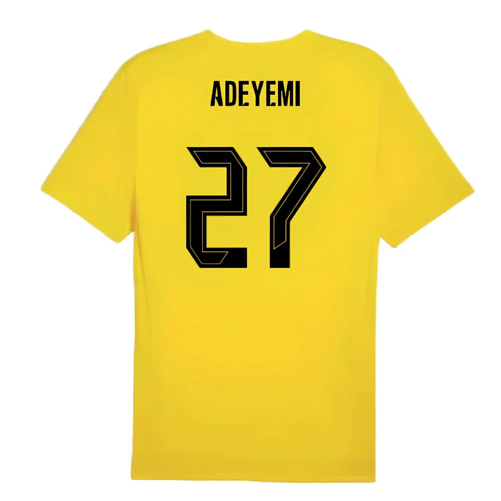 2024-2025 Borussia Dortmund Training Shirt (Yellow) - Kids (Adeyemi 27)
