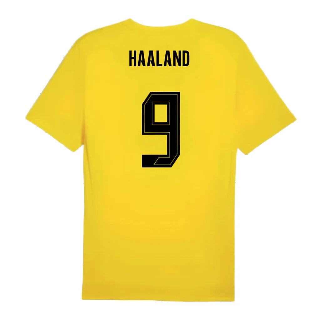 2024-2025 Borussia Dortmund Training Shirt (Yellow) - Kids (Haaland 9)
