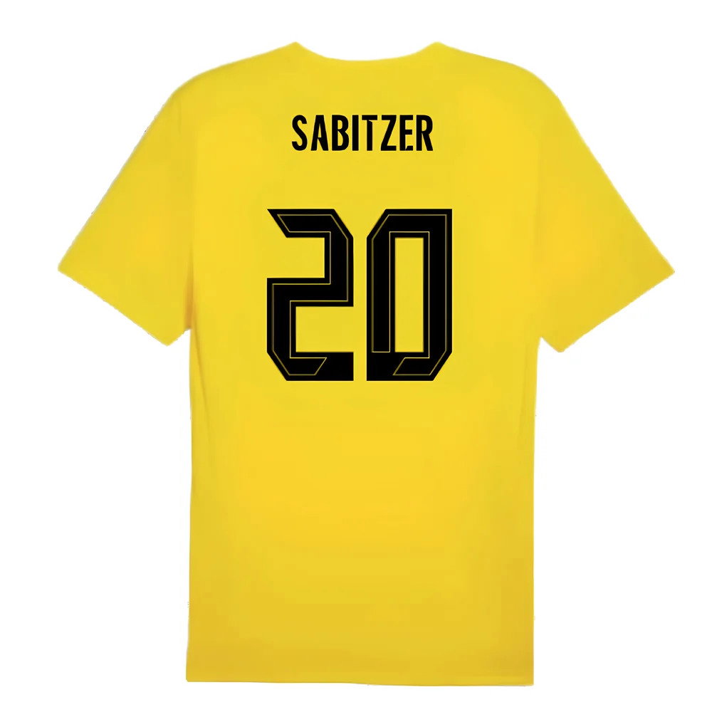 2024-2025 Borussia Dortmund Training Shirt (Yellow) - Kids (Sabitzer 20)