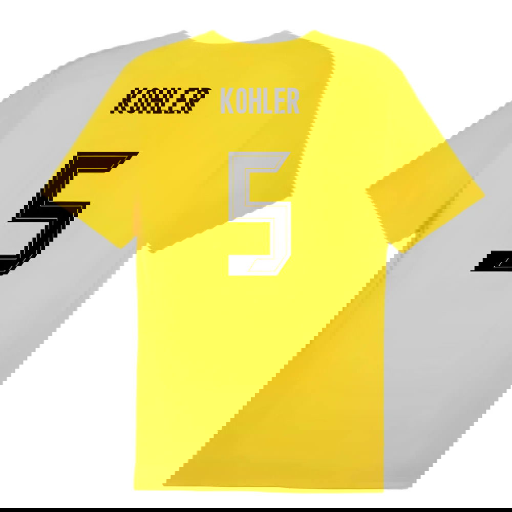 2024-2025 Borussia Dortmund Training Shirt (Yellow) (Kohler 5)