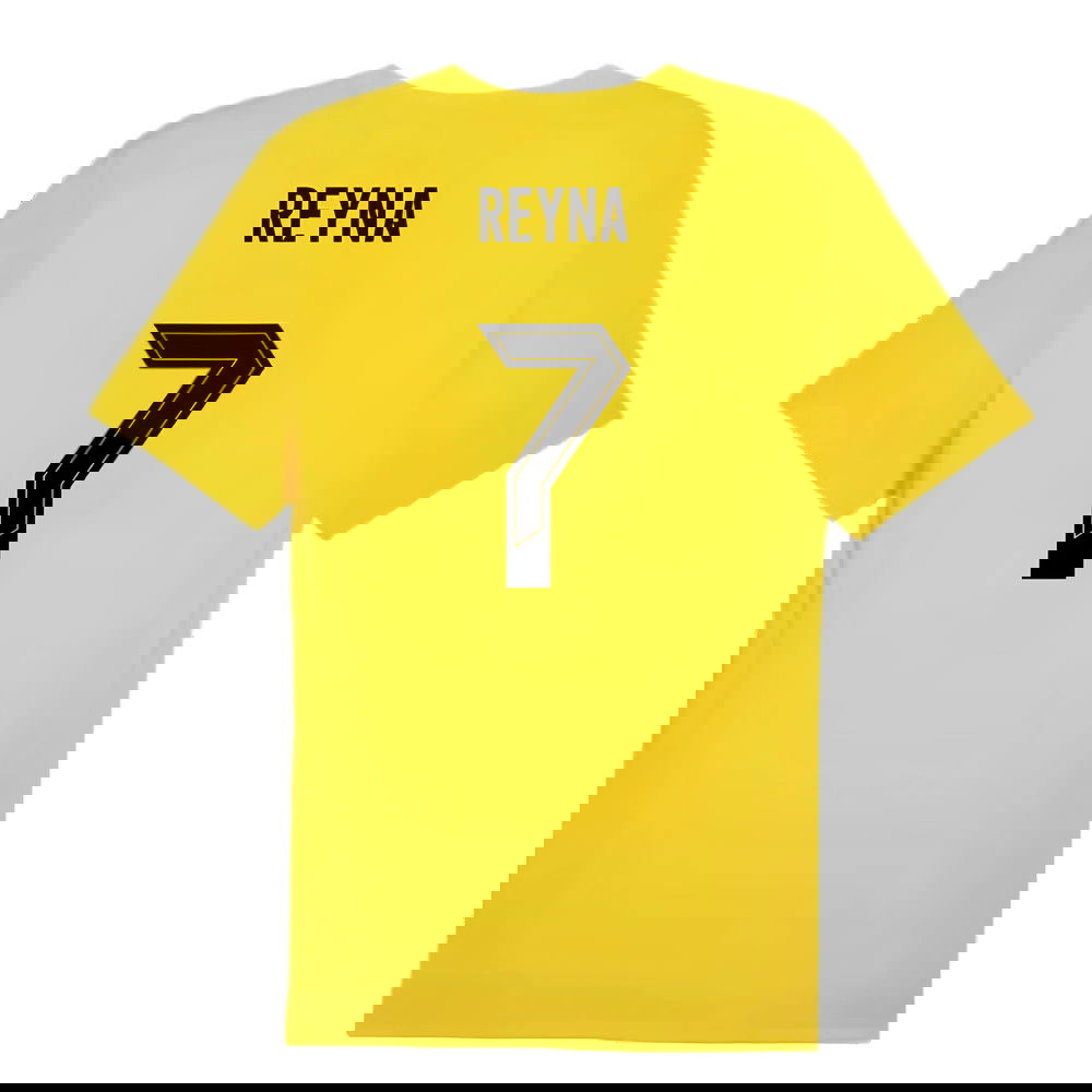 2024-2025 Borussia Dortmund Training Shirt (Yellow) (Reyna 7)