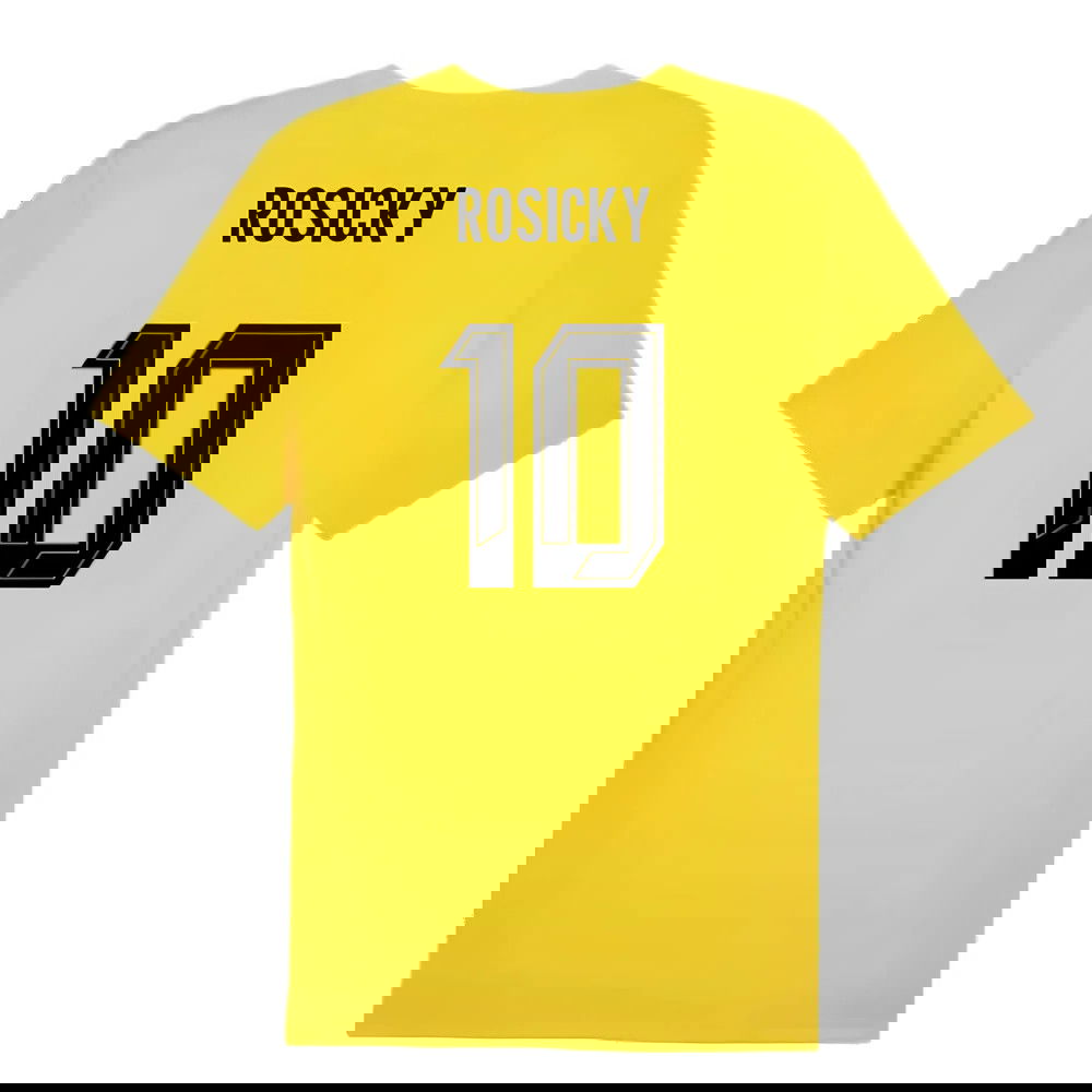 2024-2025 Borussia Dortmund Training Shirt (Yellow) (Rosicky 10)